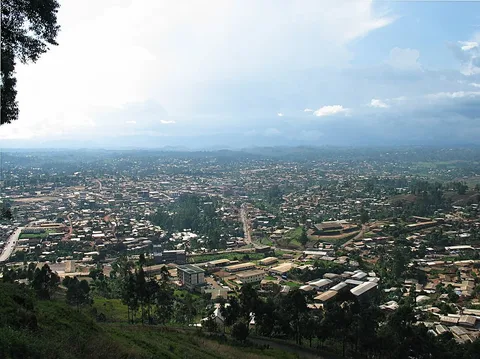 Bamenda from the mountain road · Cameroon · 2004