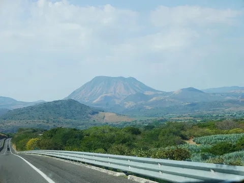 Cerro Grande and countryside around San Pedro Lagunillas, Nayarit, Mexico